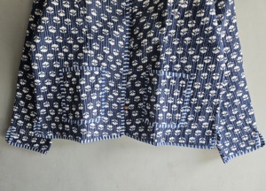 Floral Printed Cotton Blazer With <b>Mandarin</b> <b>Collar</b> Full Sleeve Spring Women's <b>Jacket</b> blazer <b>Mandarin</b> <b>collar</b> gift for her - Product Image 5