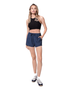 Pantalones Cortos Elásticos de Cintura Alta para Mujer, Diseño Transpirable, Estilo Casual para Verano, Moda Urbana, Secado Rápido - Product Image 5