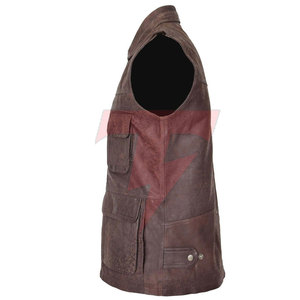 Chaleco de Cuero para Hombre, Edición Premium, de Alta Calidad, Casual, para Invierno, Diseño Personalizable, Transpirable y Resistente al Viento - Product Image 2