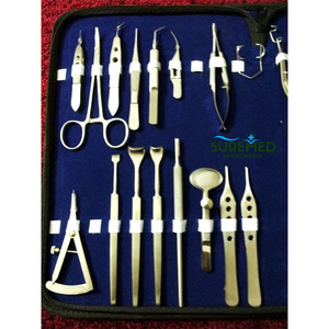 Professional 32 <b>Pc</b> O.R Grade Basic Ophthalmic Eye Micro Surgery Surgical Instruments <b>Set</b> for Delicate Eye Operations Kit - Product Image 4