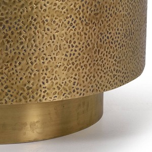 Mesa de Centro Moderna de Diseño Contemporáneo con Superficie de Metal Hecha a Mano, Muebles para Sala de Estar - Product Image 3