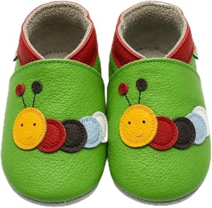 Zapatos de Bebé con Suela Suave, Primeros Pasos, Antideslizantes, Transpirables, Ligeros, Cómodos, Casuales, de Cuero para Cuna - Product Image 1