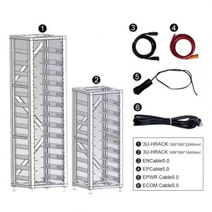 Paquete de Baterías de Iones de Litio Lifepo4 de 5-327kwh del Fabricante Ningbo Deye, 3u 51.2v100ah, Sistemas de Almacenamiento de Energía Solar para el Hogar - Product Image 2