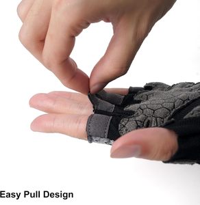 Breathable Workout <b>Gloves</b>, Full Palm Protection Grip Exercise <b>Gloves</b> for Men and Women Weightlifting Yoga Fitness Gym - Product Image 5