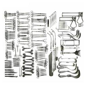 Collection d'instruments chirurgicaux abdominaux généraux de 197 pièces, kit de laparotomie réutilisable en acier inoxydable - Product Image 2