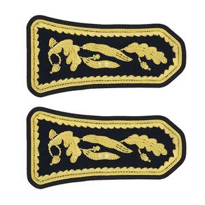 Épaulettes à rayures pour uniforme de sécurité, accessoires professionnels, épaulettes de sécurité en cuir, polyester, PVC - Product Image 3