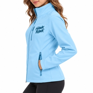 <b>Women</b>’s Softshell <b>Jacket</b> Outdoor <b>Lightweight</b> Wind Resistant Custom <b>Jacket</b> Custom Logo Regular Fit Long Sleeve Softshell <b>Jacket</b> - Product Image 3