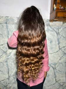 Peluca de Cabello Remy Rizado Indio de Calidad Súper Premium, con Encaje HD, Doble Trama, 250% de Densidad, Longitud Media, Color Marrón, Precio Bajo - Product Image 3