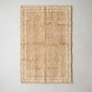 Exclusive Handmade Wool Area Rug Classic Floral Pattern Decorative Carpet for Living Room <b>Bedroom</b> Home Decor - Product Image 1