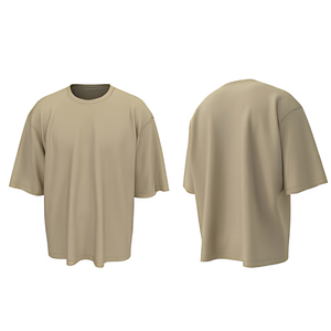 Oversized Boxy <b>T</b> <b>Shirt</b> 100% Cotton Blank Solid Jersey <b>Heavyweight</b> 300gsm Drop Shoulder XL OEM Bulk Wholesale Supplier - Product Image 3