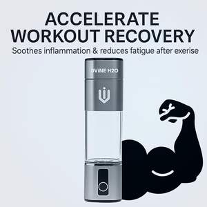 Bouteille d'eau à hydrogène compacte avec une forte production d'hydrogène moléculaire pour les amateurs de fitness, l'hydratation quotidienne et le bien-être général - Product Image 2