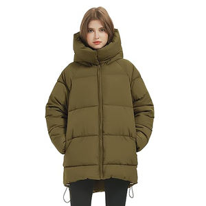 Chaquetas acolchadas de color sólido de alta calidad para mujer al por mayor, producto más popular, diseño personalizado - Product Image 3