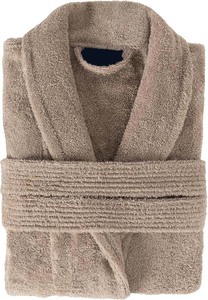 Women Terry Cloth Bathrobe Long Sleeve Full Length Soft Cozy Spa Wear 100% Cotton Turn-down Collar Drawstring Belt - Product Image 2