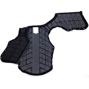 Chaleco de Seguridad de Alta Calidad para Montar a Caballo, Chaqueta Acolchada Ecuestre, Protector Corporal Negro Personalizable - Product Image 4