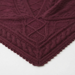 Wholesale Custom Luxury Thick <b>Poncho</b> Shawl Knitted Pashmina Blanket Winter Plain Scarves Ladies 100 Cashmere Wool Scarfs <b>Women</b> - Product Image 5