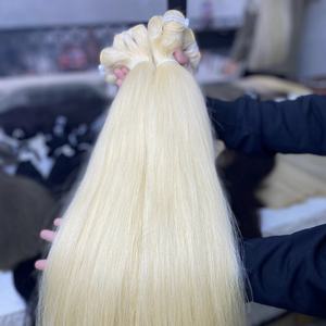 Haute Qualité 100% Humain Remy Extensions De Cheveux Blonde Naturel Droite Vierge Cheveux Vietnamien En Gros - Product Image 2