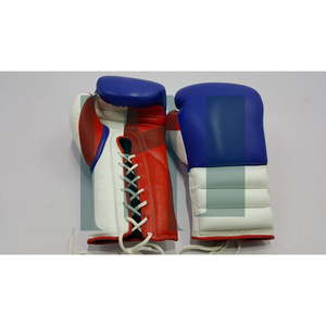 Fabrication en usine de gants de boxe en cuir PU personnalisés avec logo, à lacets, pour les deux sexes, de 8 oz à 16 oz - Product Image 4