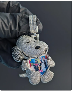 Pendentif Grand Theft Auto VI Iced Out avec diamants Moissanite, bijou de luxe, breloque, vente en gros - Product Image 1