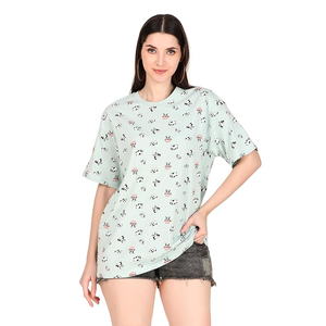 T-shirts imprimés pour femmes, écologiques, respirants, col rond, coupe ajustée, décontractés, design personnalisé, directement de l'usine - Product Image 5