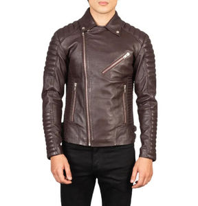 <b>Men</b>’s Genuine <b>Sheepskin</b> <b>Leather</b> <b>Jacket</b> – Multi Color Casual Outerwear Soft Lightweight Design OEM Custom Manufacturing - Product Image 1
