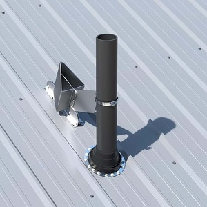 Snow Destroyer For Chimneys. USA Made. Universal Fit. Lifetime Protection for 6-10" Wood Stove Chimneys - Product Image 1