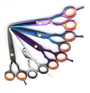 Ciseaux de coiffure professionnels en acier inoxydable de qualité industrielle, à long manche, pour droitiers, ciseaux de précision pour salon, 28 - Product Image 3