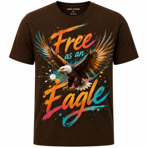 Camiseta Negra de Manga Larga para Hombre con Estampado de Águila, Cuello Redondo, Corte Holgado, Estilo Hip Hop, Informal, 100% Algodón Jersey Transpirable - Product Image 1