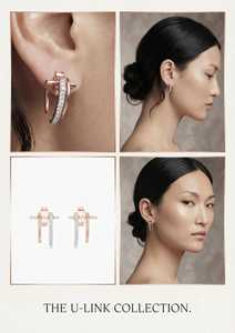 Pendientes de Aro con Diamantes Cultivados en Laboratorio, Oro Sólido de 9K, Chapado en Rodio, Corte Brillante Redondo, Joyería Étnica para Mujer, para Bodas y Fiestas - Product Image 2