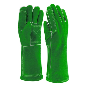 Guantes de Soldadura de Piel de Vacuno de Primera Calidad, Resistentes al Fuego, para Trabajo Pesado y Construcción - Product Image 3