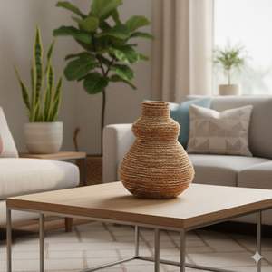 Artisanat en fibre de coco et jonc de mer GENTONG JEMBLUNG - Product Image 4