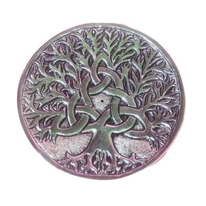 Brûleur d'encens et attrape-cendres en aluminium Porte-bâton d'encens parfumé pour diffuseur d'aromathérapie Cadeau d'invité parfait - Product Image 1