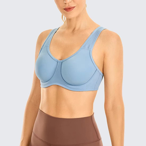 Soutien-gorge de sport personnalisé pour femme, imprimé léopard de haute qualité – Maintien élevé, écologique, extensible dans quatre directions, séchage rapide pour le yoga et la gym - Product Image 3
