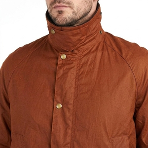 Wax Cotton <b>Jackets</b> Modern Casual Outdoor Durable Pocket Lightweight Breathable Winter Men's Front Logo Stand Collar <b>Jacket</b> - Product Image 6