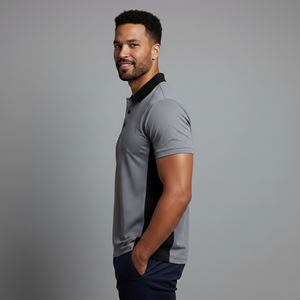 Chemise Homme 100% Coton Tendance, Tricotée Unie, Respirante, Séchage Rapide, Logo Imprimé Numérique Personnalisé, Style Hip Hop Décontracté - Product Image 4