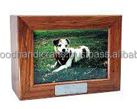 Urne en bois pour cendres d'animaux domestiques Urnes de crémation en bois pour cendres de chat et de chien Urnes en palissandre à bas prix - Product Image 5