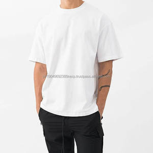 T-shirt en coton blanc pour homme avec logo personnalisé, vente en gros, manches courtes, t-shirts personnalisés pour homme, impression personnalisée, t-shirts pour la mode de plein air - Product Image 1