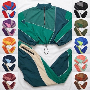 Conjunto deportivo para mujer, chaqueta de nailon y pantalón a juego para niñas, hecho a medida, de alta calidad, transpirable, para niñas, estilo urbano. - Product Image 3
