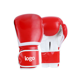 Gants de boxe en cuir noir et jaune, à lacets, pour adultes, pour l'entraînement - Product Image 1