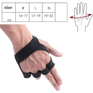 CrossFit Workout Gloves <b>Half</b> Finger Anti <b>Slip</b> Weight Lifting Gym Training Breathable Palm Protection Polyester Fitness - Product Image 3