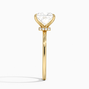 Nouvelle bague pour femme en moissanite facettée style princesse, diamant de haute qualité, luxe romantique, cadeau surprise pour la Saint-Valentin - Product Image 2