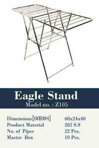 ราวตากผ้าสแตนเลสสองชั้นแบบพับได้ รุ่นอีเกิล บัตเตอร์ฟลาย 24 ท่อ ยาว 35 ฟุต - Product Image 3