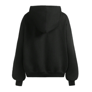 Nouveau Hoodie Oversize Homme Hiver, Imprimé 3D, Zippé Intégral, Logo Strass, 100% Coton Polaire Uni, Personnalisable, Vente en Gros, Style Tendance - Product Image 2