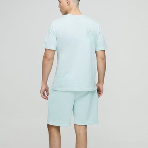 Nuevo Conjunto Deportivo de Verano para Hombre, 2 Piezas, con Camiseta Polo de Manga Corta y Cierre de Media Cremallera, Pantalones Cortos, Transpirable y Ecológico - Product Image 2