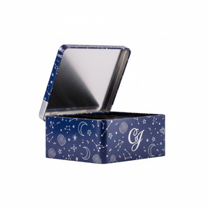 Caja de Joyería Rectangular de Metal con Logotipo Personalizado - Product Image 4