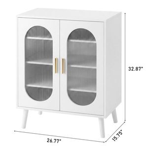 Scarpiera a Due Ante con Striscia LED USB, 24 Pulsanti Regolabili, Lastra in Policarbonato, Quattro Strati Interni, Scarpiera Personalizzabile - Product Image 6