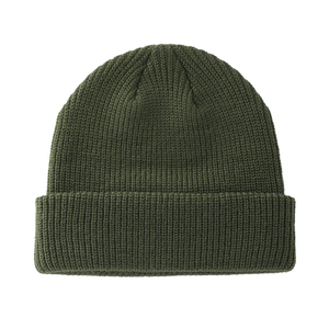 <b>Men</b> Knitted Beanie <b>Cap</b> <b>Winter</b> Warm Cuffed Hat Custom Logo Casual Outdoor Headwear Wholesale OEM Private Label Factory Supply - Product Image 1
