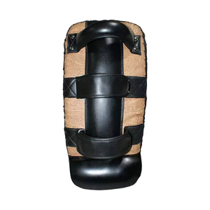 Top Quality <b>Boxing</b> Training Kick Pad Curved MMA Focus Muay Thai Punching Kicking Pad Custom Logo PU Leather Curved Kick Pads - Product Image 5