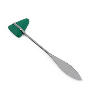 Marteau de réflexes manuel en acier inoxydable de qualité allemande, certifié CE, instrument médical chirurgical, diagnostic neurologique - Product Image 2