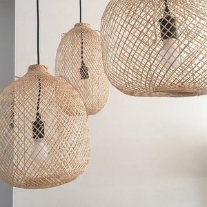 Bulk Sleek Rattan Bamboo Lampshade Handcrafted <b>Lighting</b> Shade Vietnam Producer VIFARMEX - Product Image 4