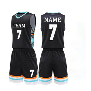 Basketball Uniform Two-Piece Breathable Quick Dry out door <b>shirt</b> & shorts Double Pockets with custom logo - Product Image 3